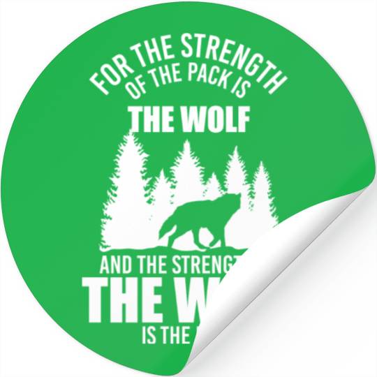 Werewolf Animal Nature Predator Stickers