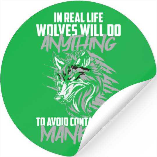 Wolf Wilderness Wolfpack Stickers