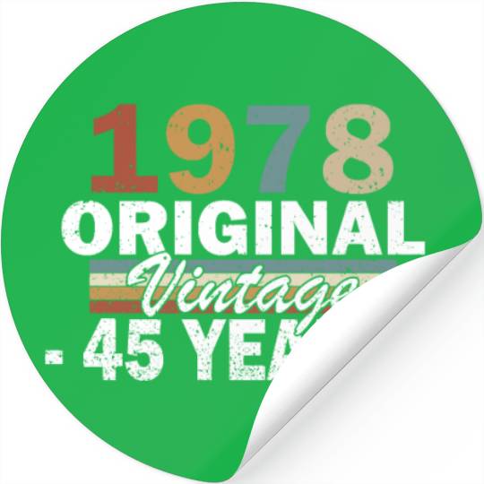 Year 1978 Stickers