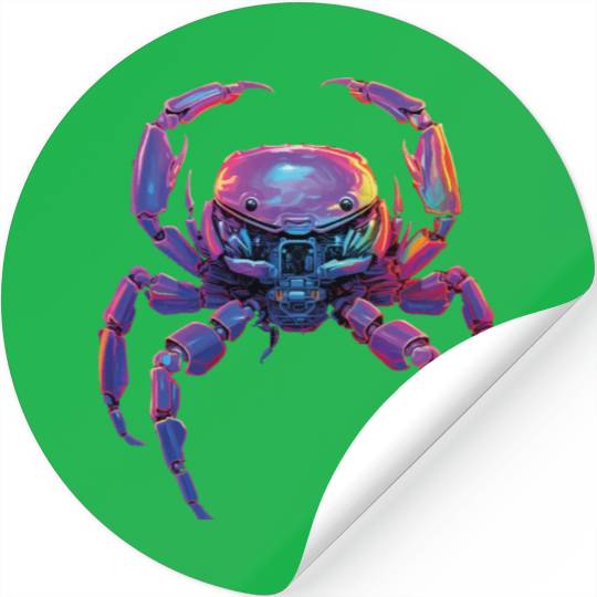 Robo-crab Stickers