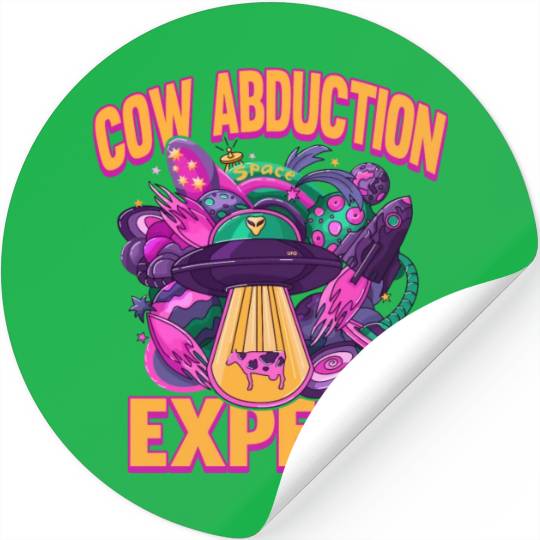 Alien, Aliens, UFO, UAP, Space Unknown Flight Stickers