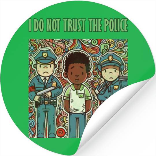 I do not trust the police Stickers