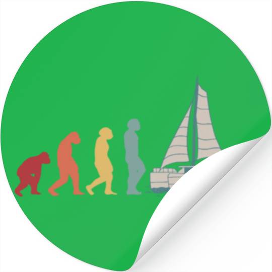 Catamaran-Sailing Yachting-Sailor Evolution Stickers