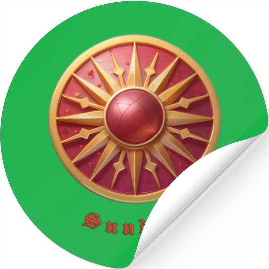 Sunday | Day of the Sun Stickers