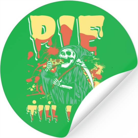 Pie till i die | cupcake & cookies grim reaper Stickers