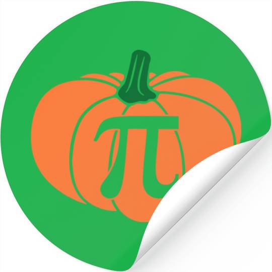 Pumpkin Pie Pi Math Teacher Thanksgiving Pi Day Stickers