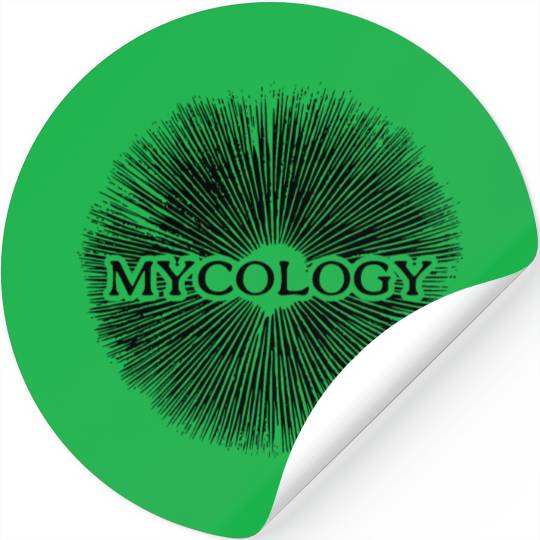 Mycology - The science of fungi (black) Stickers
