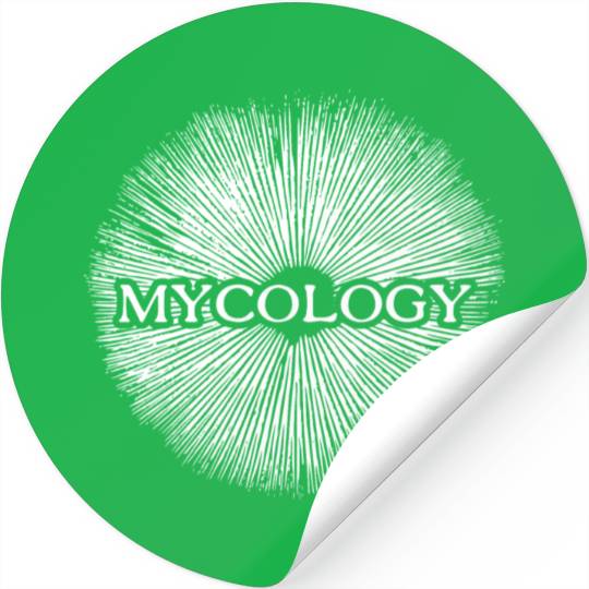 Mycology - The science of fungi (white) Stickers
