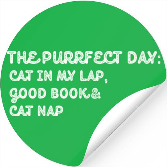 Cat in My Lap Book Catnap The Purrfect Day Stickers