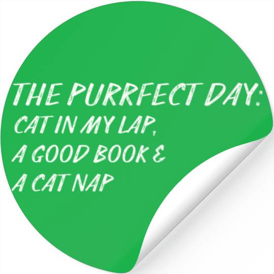 Cat in My Lap Book Catnap The Purrfect Day Stickers
