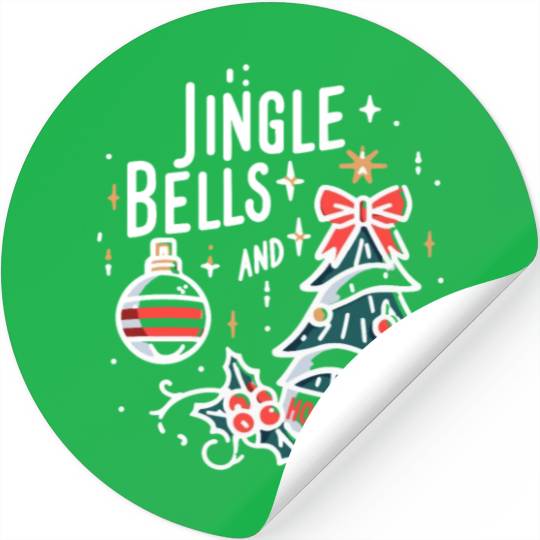 Jingle Bells and Holiday Smells Stickers
