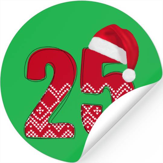 25th Wedding Anniversary / Twenty Five Years Stickers