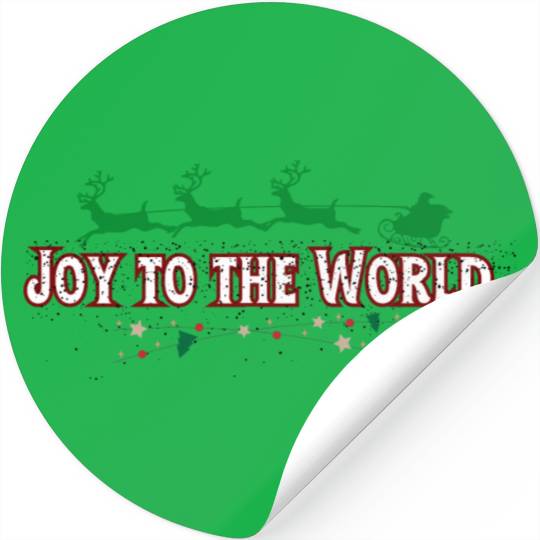 Joy to the World Stickers