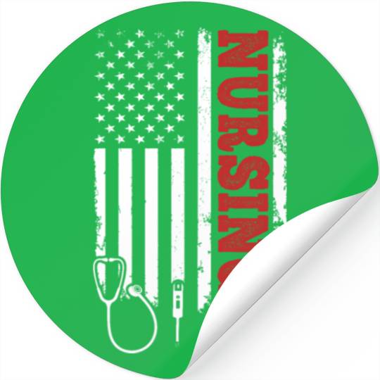 Nursing Registered Nurse Hospital Nurse Nurse US F Stickers