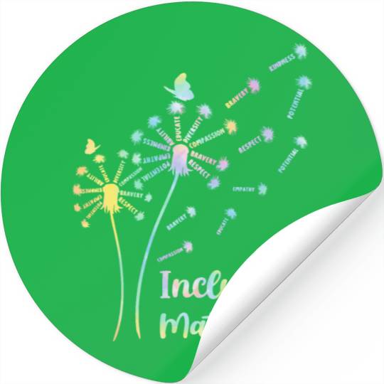 Inclusion Matters Special Education Sped Teacher Stickers