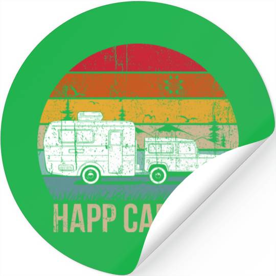 Happy Camper Stickers