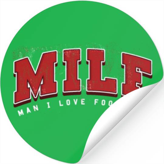 Man I Love Football Stickers