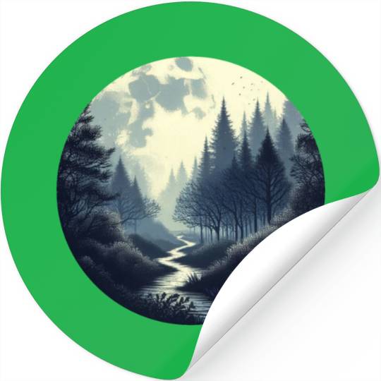 Enchanted Forest - Great Christmas Gift! Stickers