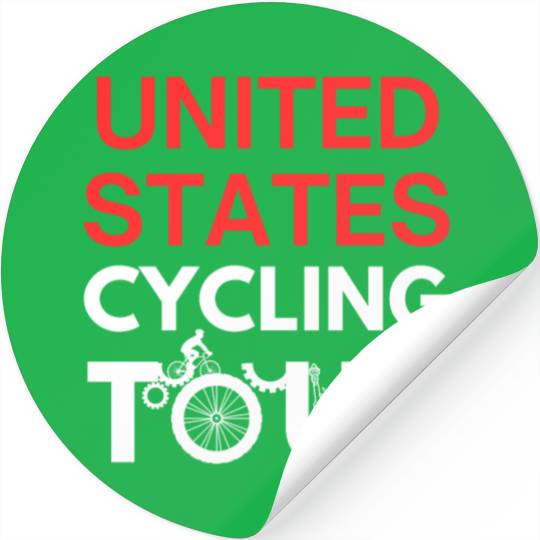 Cycling Tour - USA Design Stickers