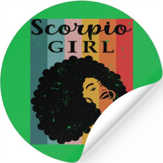 scorpio girl Zodiac Sign Astrology Horoscope Star Stickers