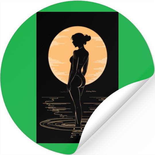 Elegance Redefined: Black and Gold Collection Stickers