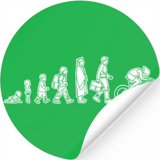 Cycling Evolution Stickers