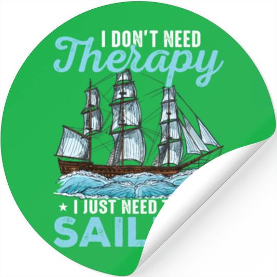 Theraphy Sailing Stickers Unisex Sailing Stickers