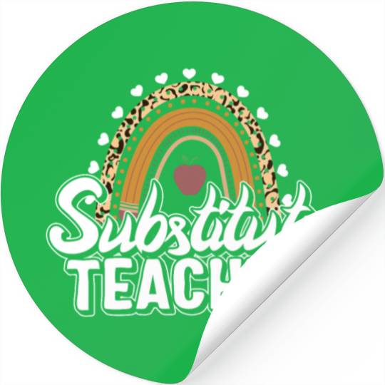 Teacher Stickers, Substitute Teacher Stickers, Teacher's