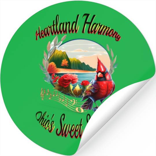 Heartland Harmony: Ohio's Sweet Symphony Stickers