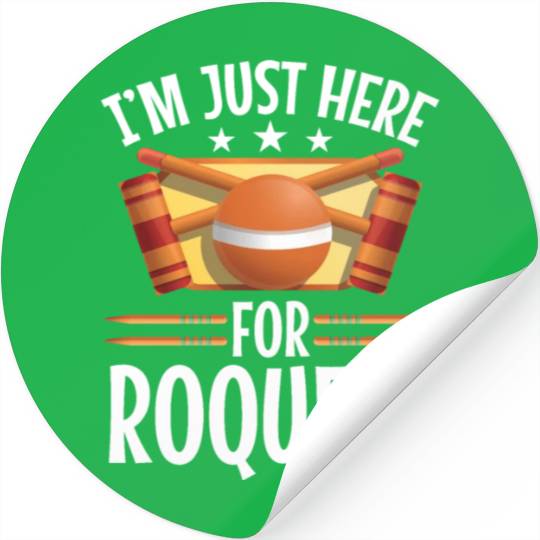 Croquet Mallet Croquet Club Croquet Player Croquet Stickers