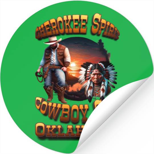 Cherokee Spirit, Cowboy Grit: Oklahoma Stickers