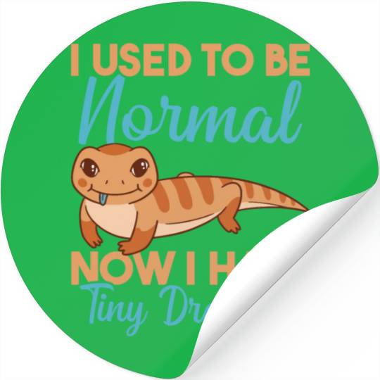 Lizard Collector Reptile Lover Blue Tongue Skink Stickers