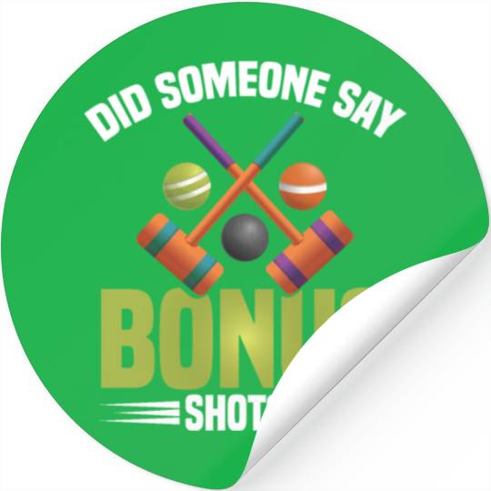 Croquet Mallet Croquet Club Croquet Player Croquet Stickers