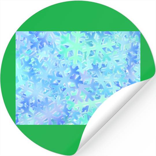 Crystal Snowflake Pattern Stickers