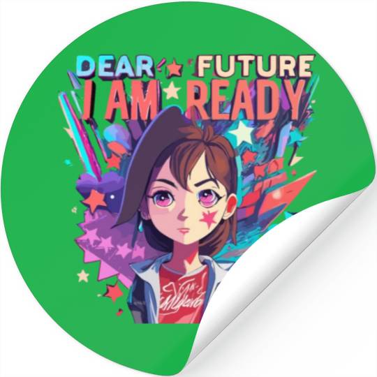 Nye Dear Future I Am Ready Cheers To A New Year Stickers