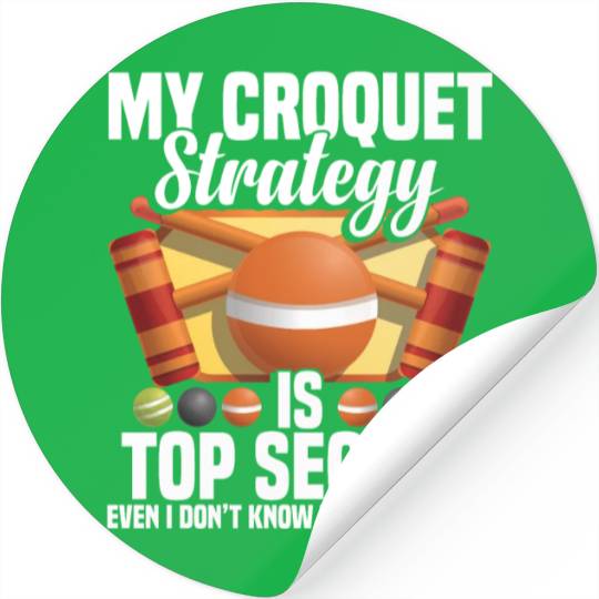 Croquet Mallet Croquet Club Croquet Player Croquet Stickers