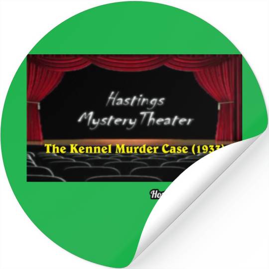 The Kennel Murder Case (1933) movie Stickers