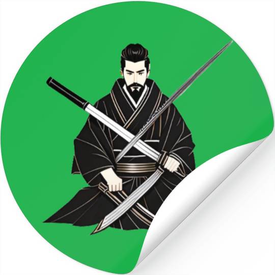 Japanese man Stickers