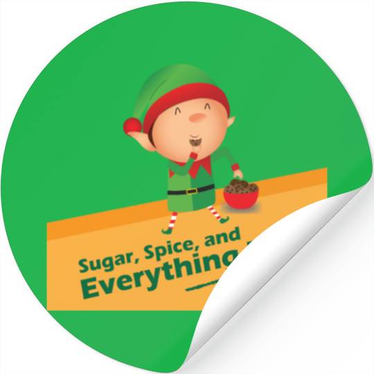 Elf Diet - Christmas Stickers