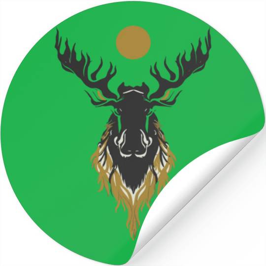 Moose Design Stickers