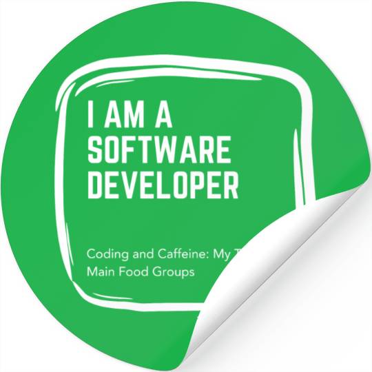 Proud Software Developer Stickers - Embrace Expertise