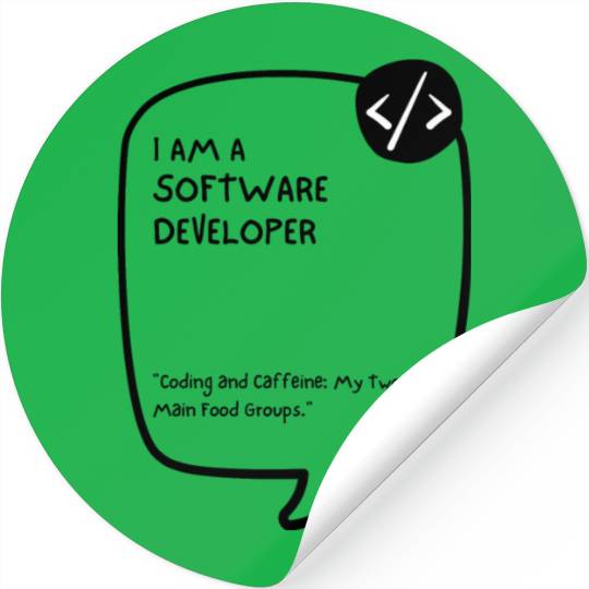 Proud Software Developer Stickers - Embrace Expertise