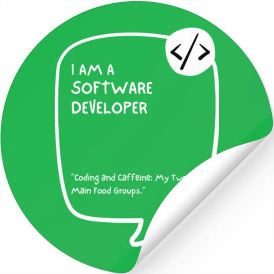 Proud Software Developer Stickers - Embrace Expertise