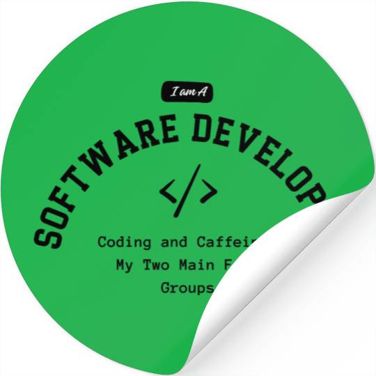 Proud Software Developer Stickers - Embrace Expertise