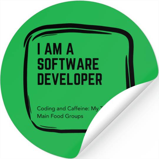Proud Software Developer Stickers - Embrace Expertise
