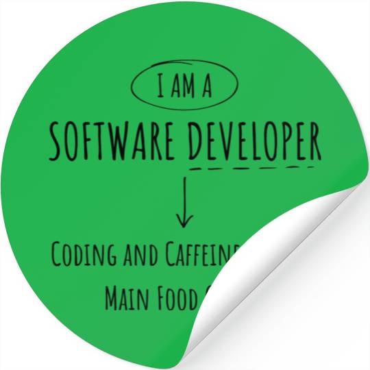 Proud Software Developer Stickers - Embrace Expertise