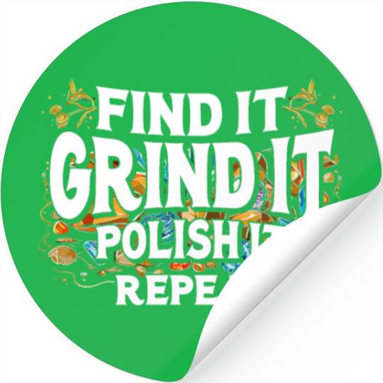 Lapidary Artists Lapidists Gemstone Polishing Stickers