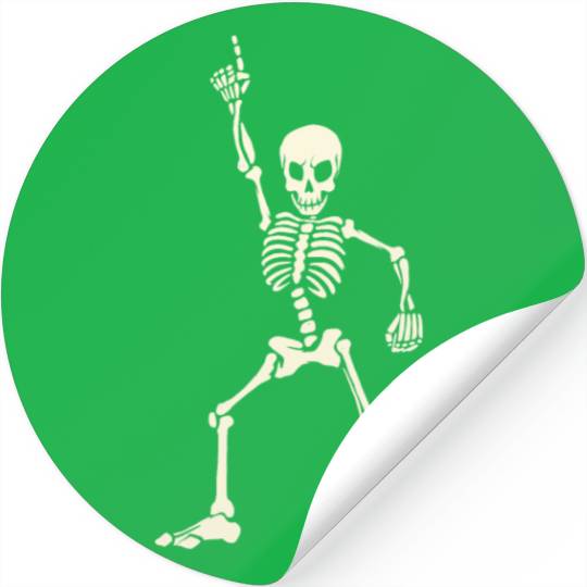 Dancing skeleton Stickers