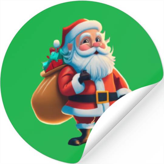 Santa Claus is coming Stickers