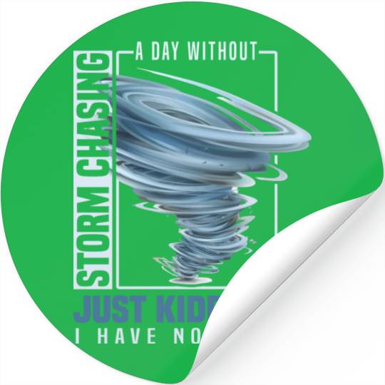 Storm chaser gift idea | Tornado meteorologists Stickers